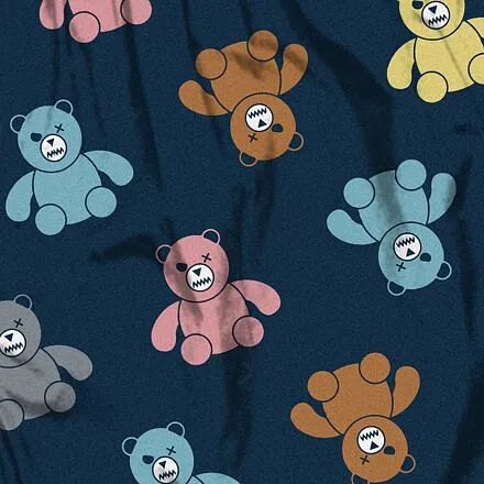 HORSEFEATHERS Trenírky Frazier - teddy bears BLUE velikost M