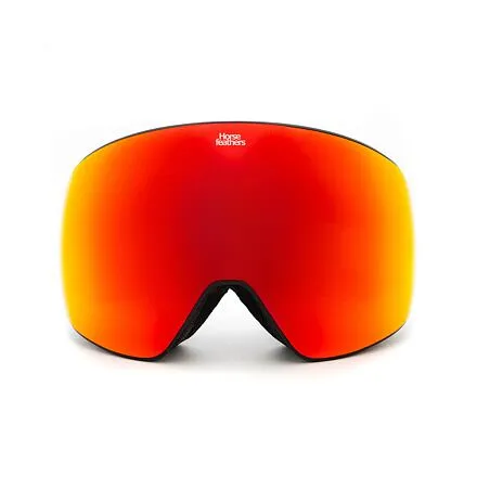 HORSEFEATHERS Okuliare na snowboard Scout - black/mirror red BLACK