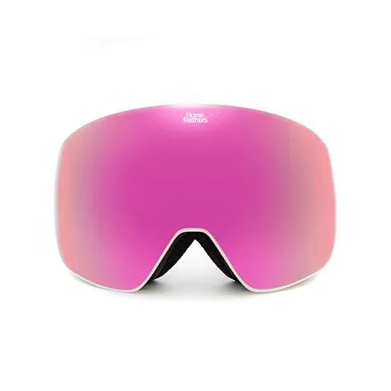 HORSEFEATHERS Okuliare na snowboard Scout - white/mirror pink WHITE