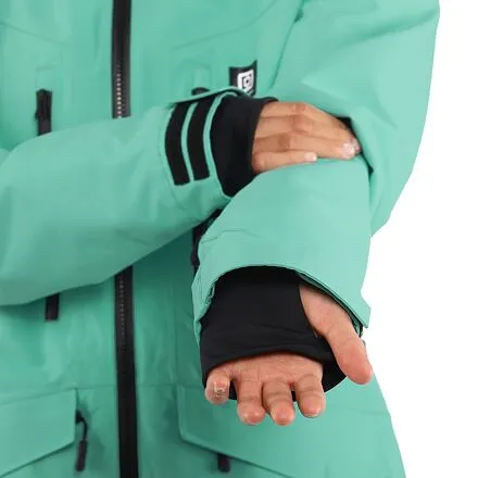 HORSEFEATHERS Bunda Larra II - turquoise GREEN velikost S