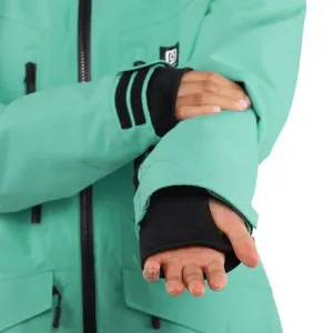 HORSEFEATHERS Bunda Larra II - turquoise GREEN velikost S