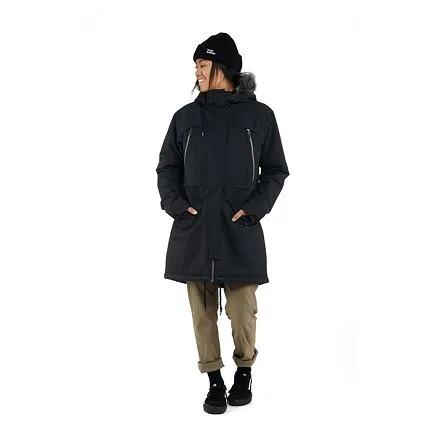 HORSEFEATHERS Bunda Maddy - black BLACK velikost XS