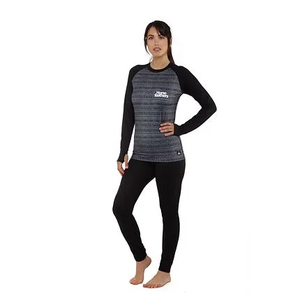 HORSEFEATHERS Termo nohavice Mirra - black BLACK velikost XS