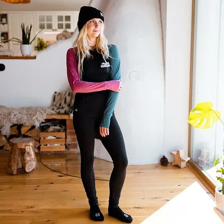 HORSEFEATHERS Termo nohavice Mirra - black BLACK velikost XS