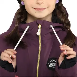 HORSEFEATHERS Detská bunda Saddie - prune PURPLE velikost XL