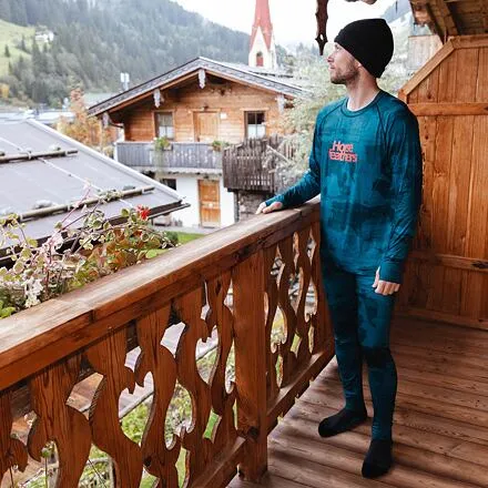 HORSEFEATHERS Termo nohavice Riley - depth BLUE velikost S