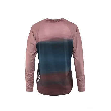 HORSEFEATHERS Dámsky bike dres Quantum LS - foggy BLUE velikost XS