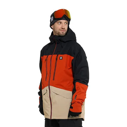 HORSEFEATHERS Bunda Halen II - red clay/mojave ORANGE velikost S