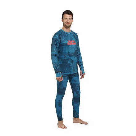 HORSEFEATHERS Termo nohavice Riley - depth BLUE velikost S