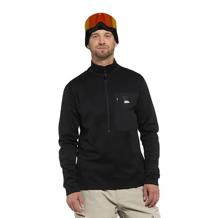 HORSEFEATHERS Funkčná mikina Miner - black BLACK velikost S
