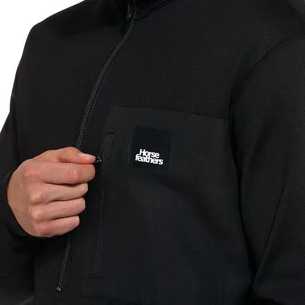 HORSEFEATHERS Funkčná mikina Miner - black BLACK velikost S