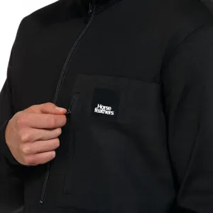 HORSEFEATHERS Funkčná mikina Miner - black BLACK velikost S
