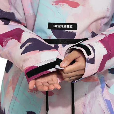 HORSEFEATHERS Bunda Derin II - abstract paint PINK velikost M
