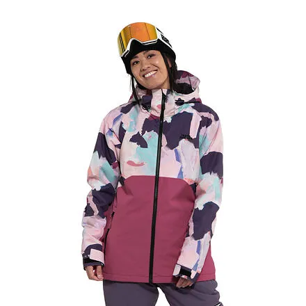 HORSEFEATHERS Bunda Halia - abstract paint PINK velikost S