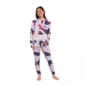 HORSEFEATHERS Termo nohavice Mirra - abstract print PINK velikost XS