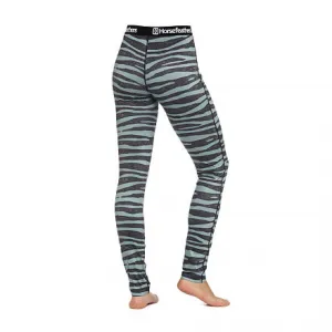 HORSEFEATHERS Termo nohavice Mirra - zebra BLUE velikost M