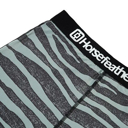 HORSEFEATHERS Termo nohavice Mirra - zebra BLUE velikost M