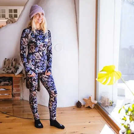 HORSEFEATHERS Termo nohavice Mirra - flowers CAMO velikost M