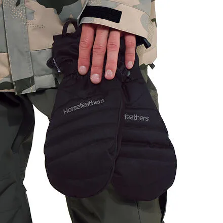 HORSEFEATHERS Rukavice Outcast - black BLACK velikost M