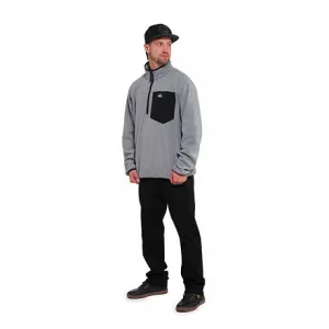 HORSEFEATHERS Fleecová mikina Darko Pullover - mirage gray GRAY velikost M
