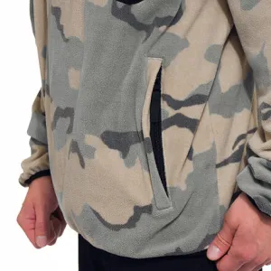 HORSEFEATHERS Fleecová mikina Darko Pullover - desert camo CAMO velikost M