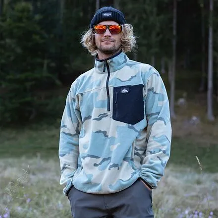 HORSEFEATHERS Fleecová mikina Darko Pullover - desert camo CAMO velikost M