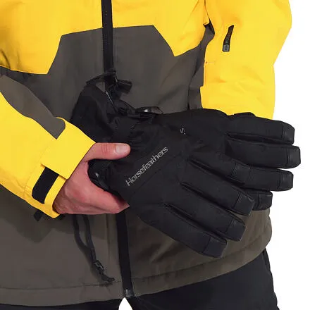 HORSEFEATHERS Rukavice Cornell - black BLACK velikost M