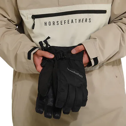 HORSEFEATHERS Rukavice Cornell - black BLACK velikost M