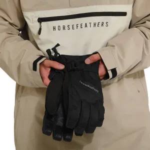 HORSEFEATHERS Rukavice Cornell - black BLACK velikost M