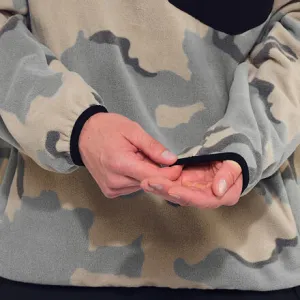 HORSEFEATHERS Fleecová mikina Darko Pullover - desert camo CAMO velikost M