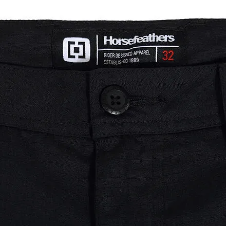 HORSEFEATHERS Nohavice Captain II - black BLACK velikost 34