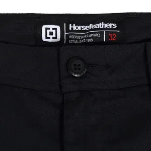 HORSEFEATHERS Nohavice Captain II - black BLACK velikost 34