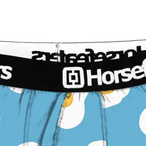HORSEFEATHERS Boxerky Sidney - eggs BLUE velikost M