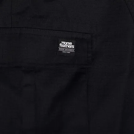 HORSEFEATHERS Nohavice Captain II - black BLACK velikost 34