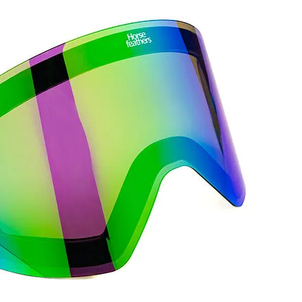 HORSEFEATHERS Náhradné sklo Colt - mirror green GREEN