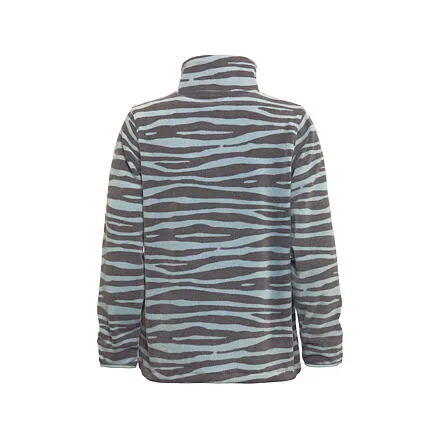 HORSEFEATHERS Dámska fleecová mikina Melia - zebra BLUE velikost M