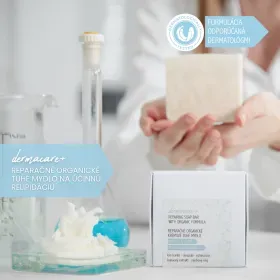 DERMACARE+ Reparačné organické tuhé mydlo na účinnú relipidáciu (starý názov: mydlo na Psoriázu, ekzém a problematickú pokožku)