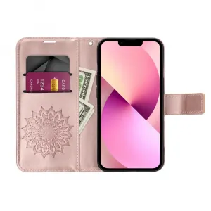 Mezzo púzdro, Samsung Galaxy A14 4G / 5G, vzor 2, rosegold
