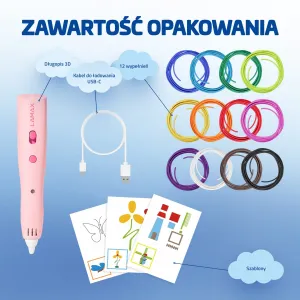 Lamax  ArtKid1 3D - pink, ružová