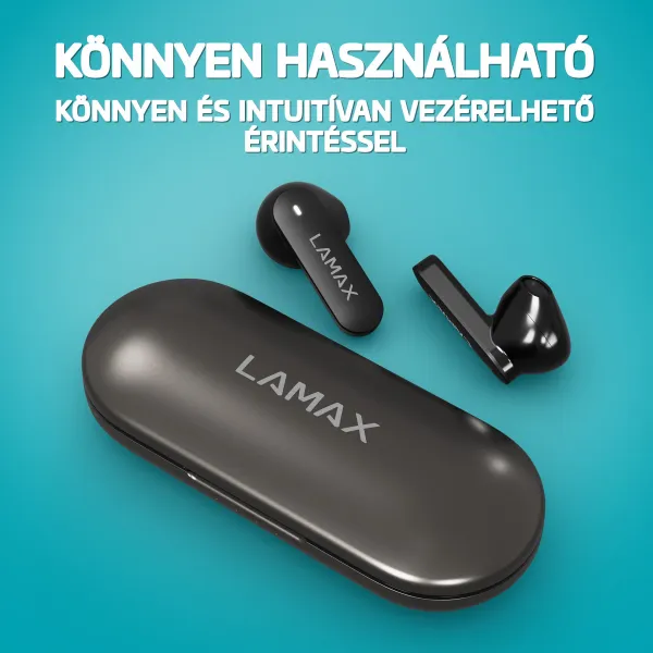 Lamax SteelTones1, čierne LXIHMSTNS1NAA