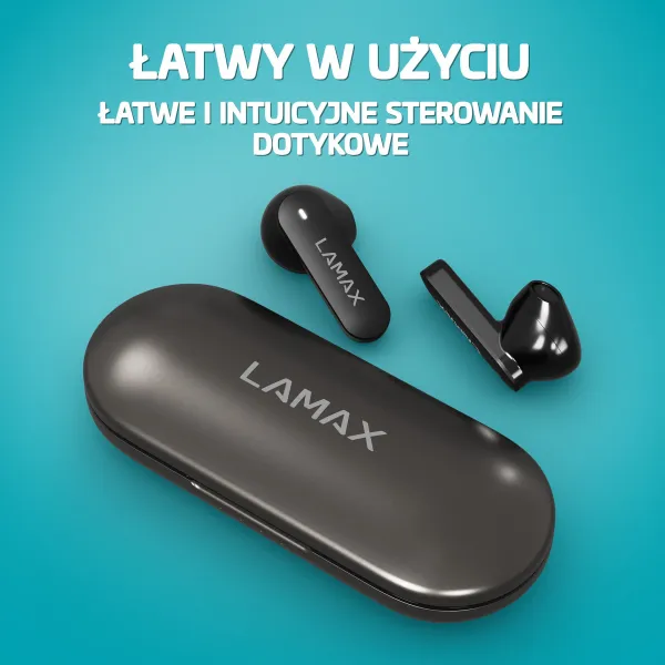 Lamax SteelTones1, čierne LXIHMSTNS1NAA