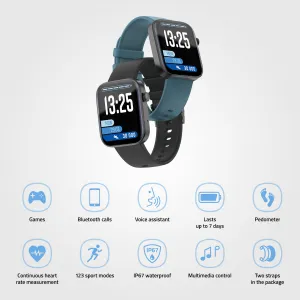 Lamax BCool 2 Plus čierne smart hodinky pre deti