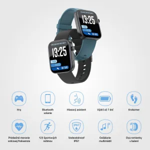 Lamax BCool 2 Plus čierne smart hodinky pre deti