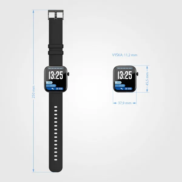 Lamax BCool 2 Plus čierne smart hodinky pre deti
