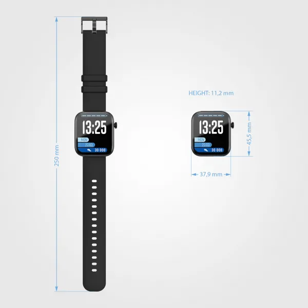 Lamax BCool 2 Plus čierne smart hodinky pre deti