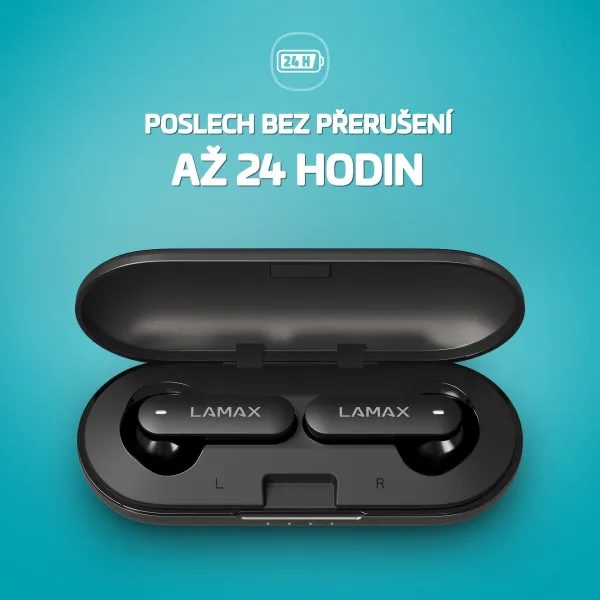 Lamax SteelTones1, čierne LXIHMSTNS1NAA