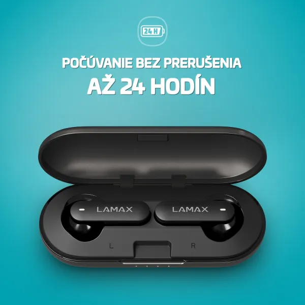 Lamax SteelTones1, čierne LXIHMSTNS1NAA