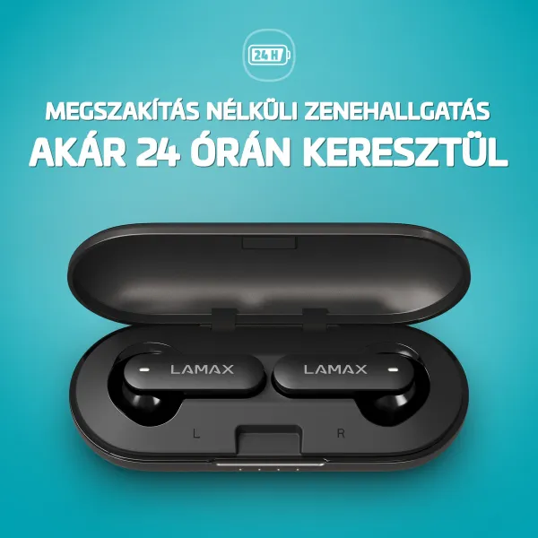 Lamax SteelTones1, čierne LXIHMSTNS1NAA