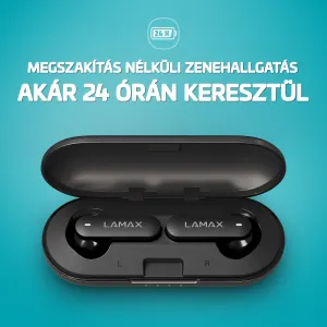 Lamax SteelTones1, čierne LXIHMSTNS1NAA