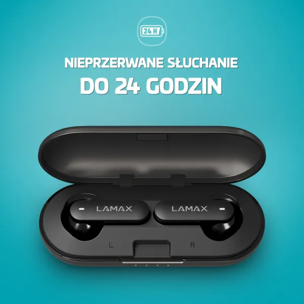 Lamax SteelTones1, čierne LXIHMSTNS1NAA